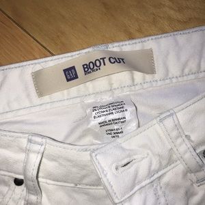 White Boot Cut Jeans